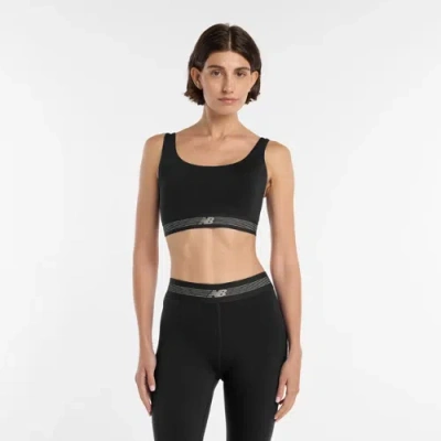 New Balance Women's Ac Train Bra In Black