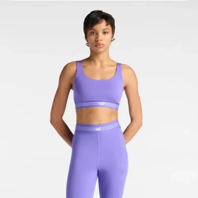 New Balance Women's Ac Train Bra In Purple
