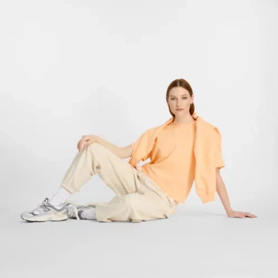New Balance Women's Athletics Jersey T-shirt In Orange