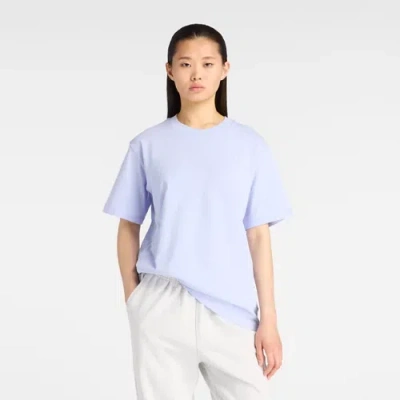 New Balance Women's Athletics Jersey T-shirt In Purple