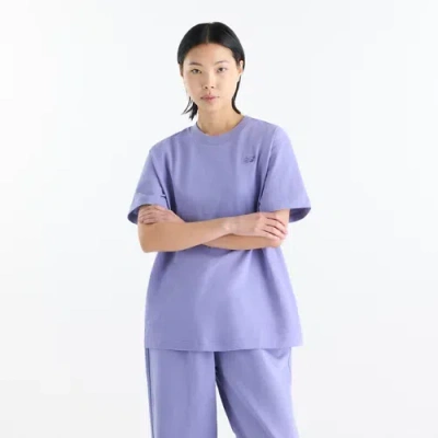 New Balance Women's Athletics Jersey T-shirt In Purple