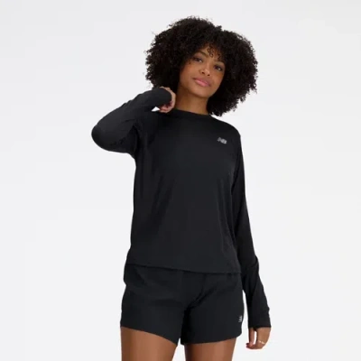 New Balance Women's Athletics Long Sleeve In Black