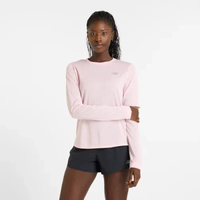 New Balance Women's Athletics Long Sleeve In Pink