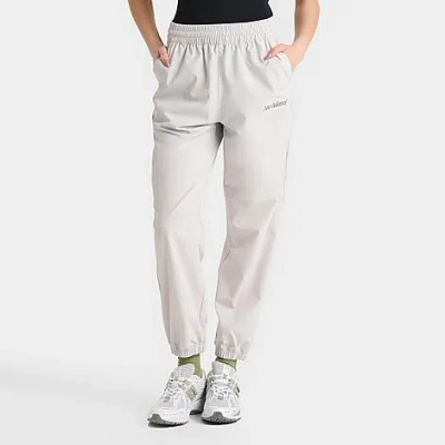 New Balance Women's Athletics Stretch Woven Jogger Pants In Grey Matter