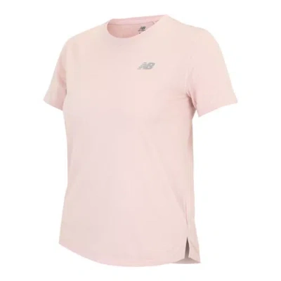 New Balance Women's Athletics T-shirt In Pink