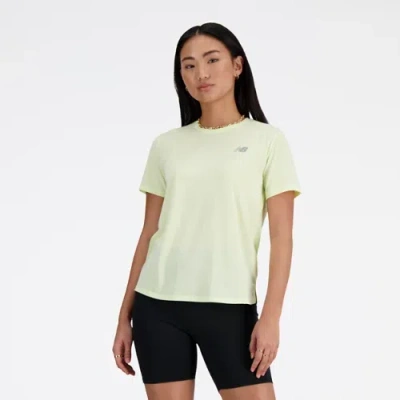 New Balance Women's Athletics T-shirt In Yellow