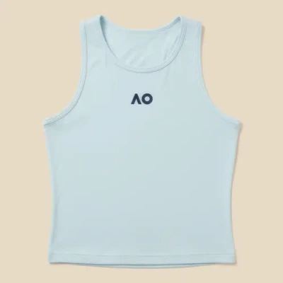 New Balance Women's Australian Open Nb Harmony Fitted Tank Top In Blue