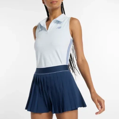 New Balance Women's Australian Open Pleated Skort In Blue