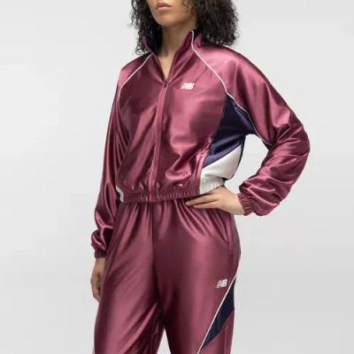 New Balance Women's Basketball Track Jacket In Purple
