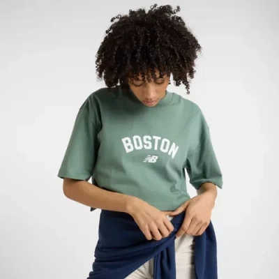 New Balance Women's Boston Heritage T-shirt In Green