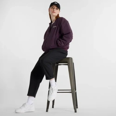 New Balance Women's Boylston Twill Tapered Pant In Black