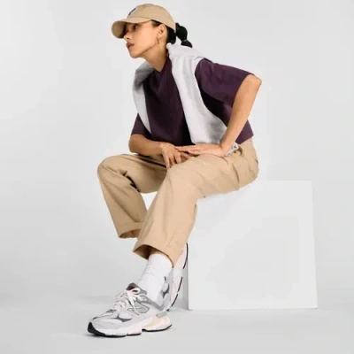 New Balance Women's Boylston Twill Tapered Pant In Grey