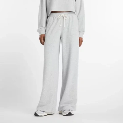 New Balance Women's Coastal Fleece Pant In Gray