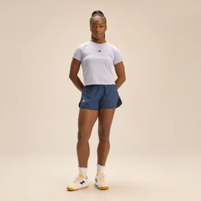 New Balance Women's Coco Gauff Signature Melbourne Practice Short In Blue
