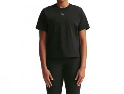New Balance Women's Cropped T-shirt In Black