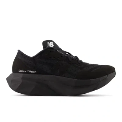 New Balance Women's District Vision X Fuelcell Supercomp Elite V4 In Black/white