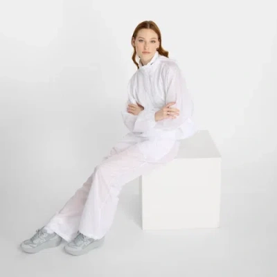New Balance Women's District Vision X  Translucent Track Pant In White