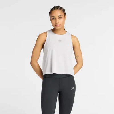 New Balance Women's Drapey Tank Top In Gray