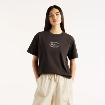 New Balance Women's Family Relaxed Hip Length T-shirt In Grey