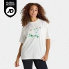 New Balance Women's Floral Graphic Boyfriend T-shirt In White