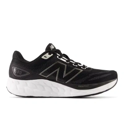 NEW BALANCE DAMEN FRESH FOAM 680 V8 IN SCHWARZ/BEIGE/WEISS, TEXTIL, GRÖSSE 41