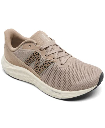 New Balance Women's Fresh Foam Arishi V4 Tiralux Running Sneakers From Finish Line In Brown