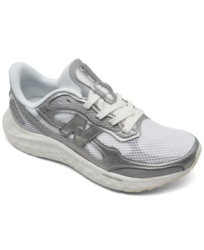 New Balance Women's Fresh Foam Arishi V4 Tiralux Running Sneakers From Finish Line In Silver Metallic