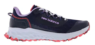 New Balance Women's Fresh Foam Garoe V1 Trail Running Shoes In Natural Indigo Electric Purple Electric Red In Blue