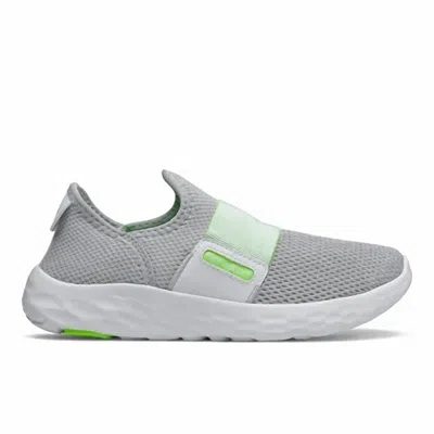 New Balance Women's Fresh Foam Sport Slip-on Running Shoes In Gray/green In Multi