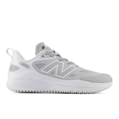 New Balance Women's Fresh Foam Velo V4 Turf-trainer Softball Shoes In Grey/white