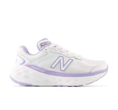 NEW BALANCE WOMEN'S FRESH FOAM X 840 SHOES IN WHITE/LILAC GLO