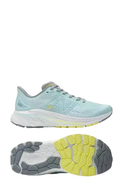New Balance Women's Fresh Foam X 860v13 Running Shoes - B/medium Width In Blue/steel/cosmic Pineapple In Green