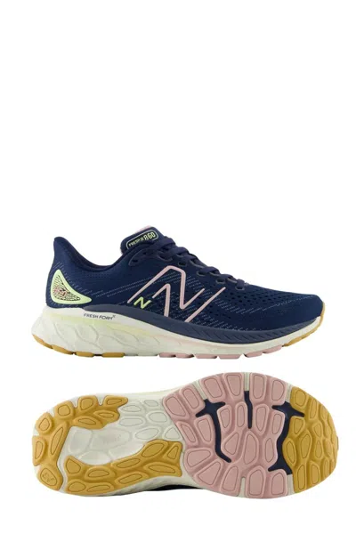 New Balance Women's Fresh Foam X 860v13 Running Shoes - B/medium Width In Navy/orb Pink/vintage Indigo In Multi
