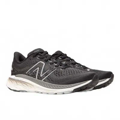 New Balance Women's Fresh Foam X 860v13 Shoes - B Width In Black / White Castlerock In Multi