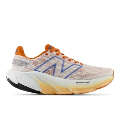 New Balance Women's Fresh Foam X Balos Running Shoes In White/orange/blue