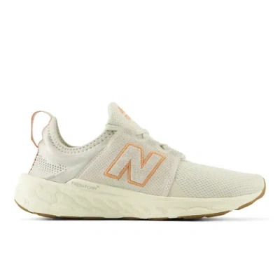 New Balance Women's Fresh Foam X Cruz V3 Running Shoes In Beige/white/brown
