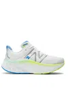 New Balance Women's Fresh Foam X More V4 Running Shoes - D/medium Width In White With Cobalt In Grey