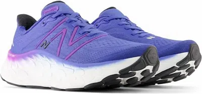 New Balance Fresh Foam X More V4 Woman Sneakers Bright Blue Size 6 Textile Fibers
