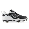 New Balance Women's Fresh Foam X Velo V4 Molded Softball Shoes In Black/white