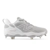 New Balance Women's Fresh Foam X Velo V4 Molded Softball Shoes In Grey/white