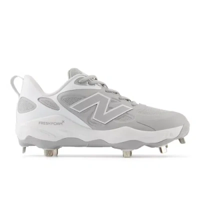 New Balance Women's Fresh Foam X Velo V4 Molded Softball Shoes In Grey/white