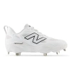 New Balance Women's Fresh Foam X Velo V4 Metal Softball Shoes In White/black