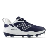 New Balance Women's Fresh Foam X Velo V4 Molded Softball Shoes In Blue/white