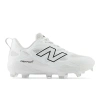 New Balance Women's Fresh Foam X Velo V4 Molded Softball Shoes In White/black