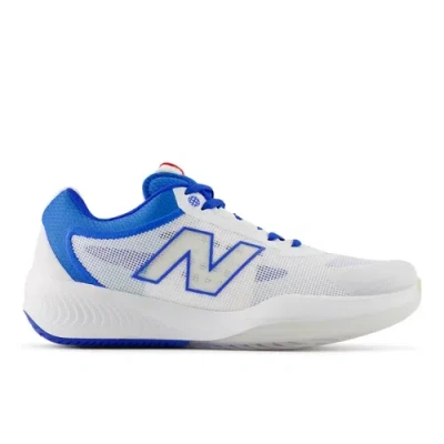 New Balance Women's Fuelcell 996v6 Pickleball Tennis Shoes In White/blue