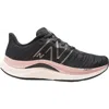 New Balance Women's Fuelcell Propel V4 Running Shoe - 2e/extra Wide Width In Black/quartz Pink/pink Moon In Multi