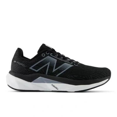 New Balance Gender Inclusive Fuelcell Propel V5 Running Shoe In Black/grey/white