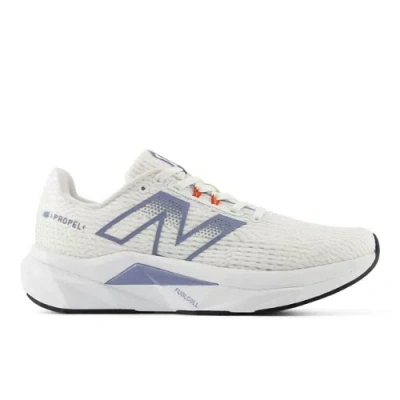 New Balance Women's Fuelcell Propel V5 Running Shoes In White/grey