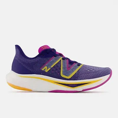 New Balance Women's Fuelcell Rebel V3 - B - Mn3 Running Shoe In Blue Magenta Pop