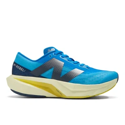 New Balance Women's Fuelcell Rebel V4 In Blue/yellow
